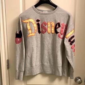 Disneyland Disney Parks sweatshirt with appliqué.